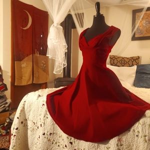 Red Cocktail Dress Size S